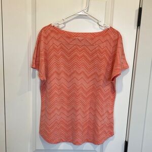 Merrell Women's Coral Chevron Blouse